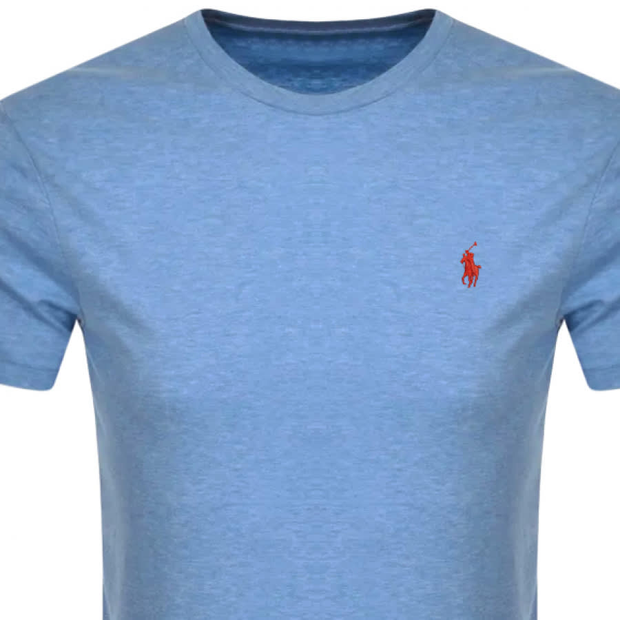 Alternative Image for ProductRalph Lauren Crew Neck Slim Fit T Shirt Blue2